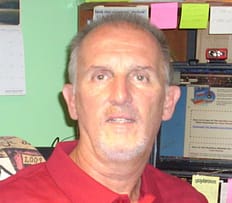 Cropped photo headshot website author